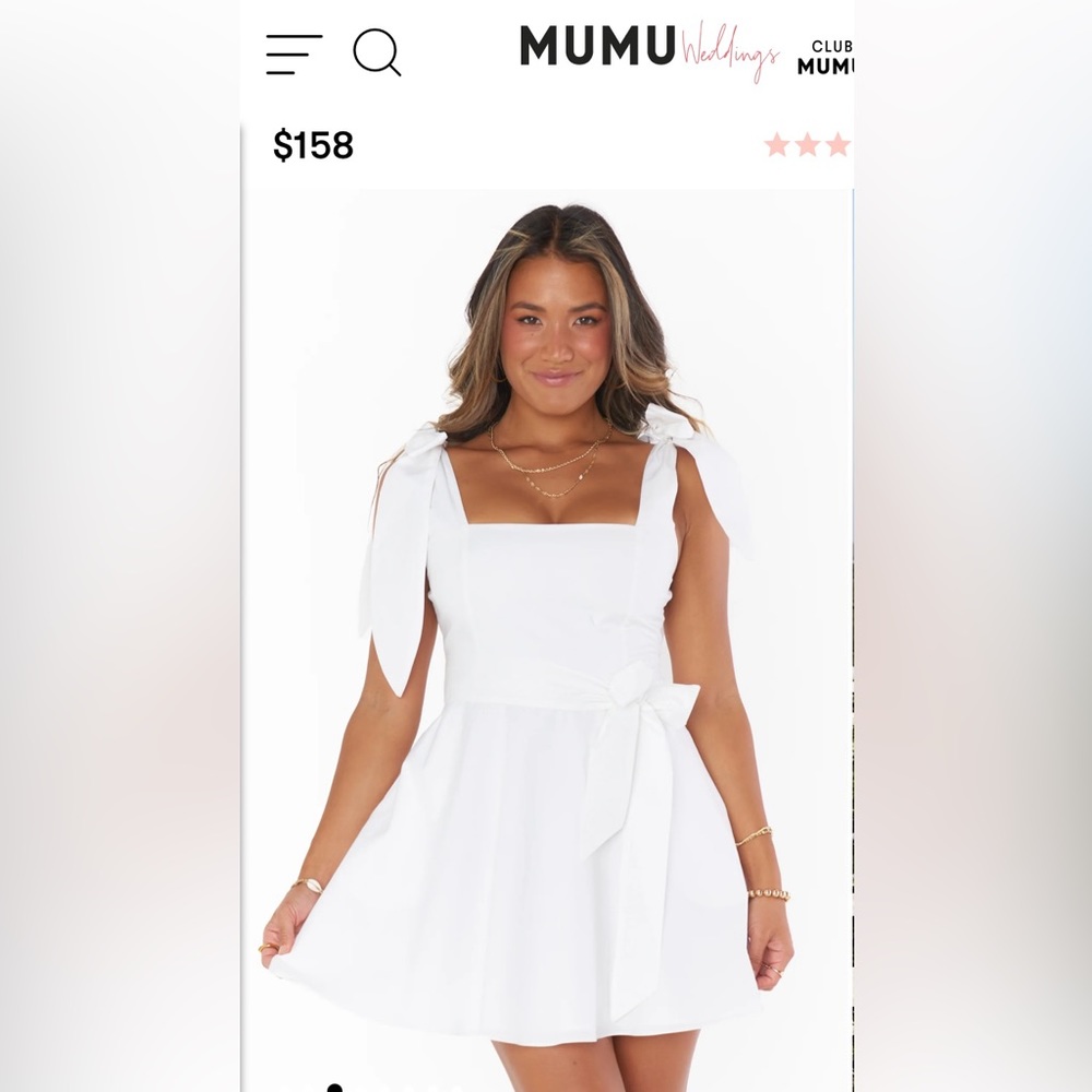 Show me your mumu Claire mini dress